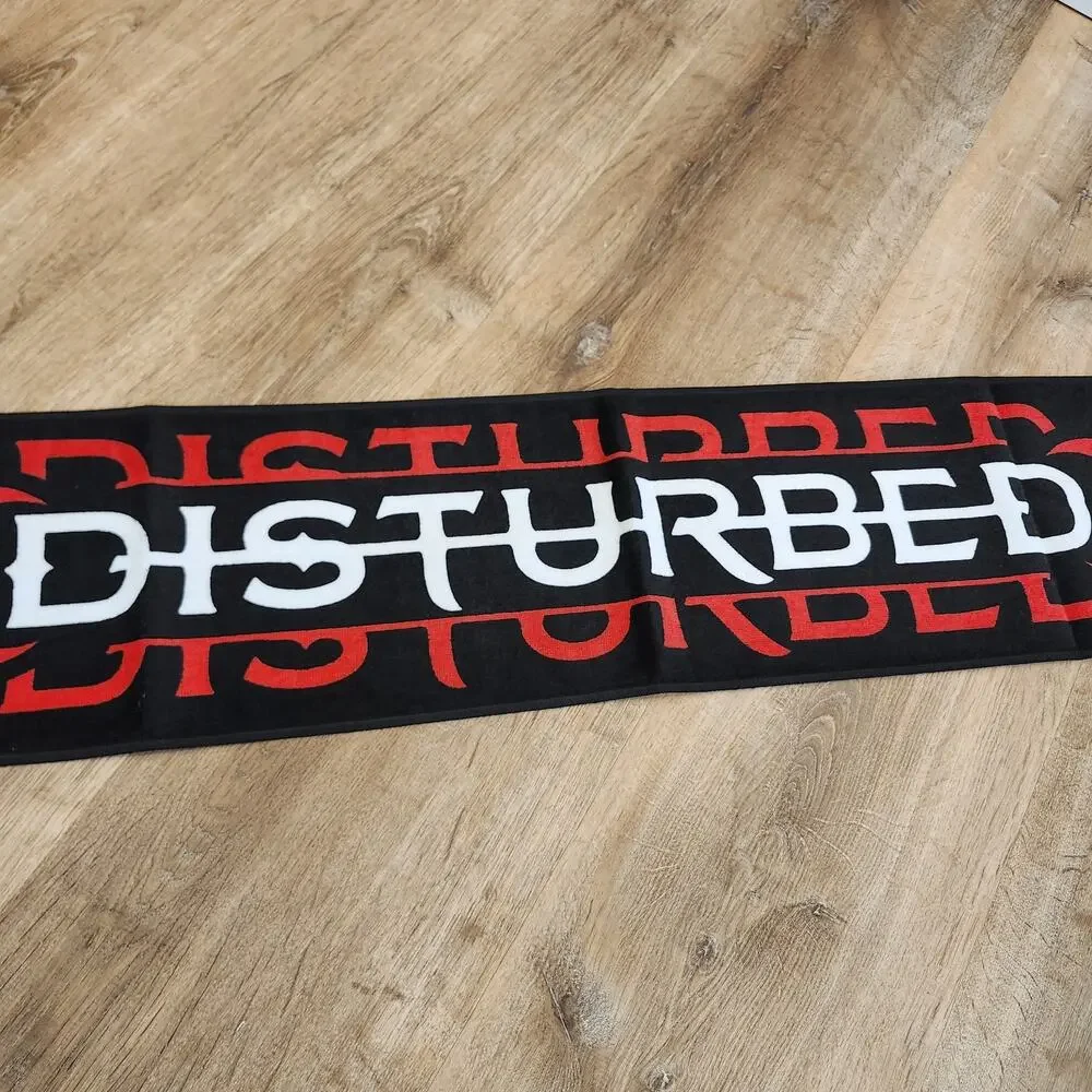 NOS Disturbed OzzFest Japan 2016 Muffler Towel Rare HTF Authentic Merch Metal